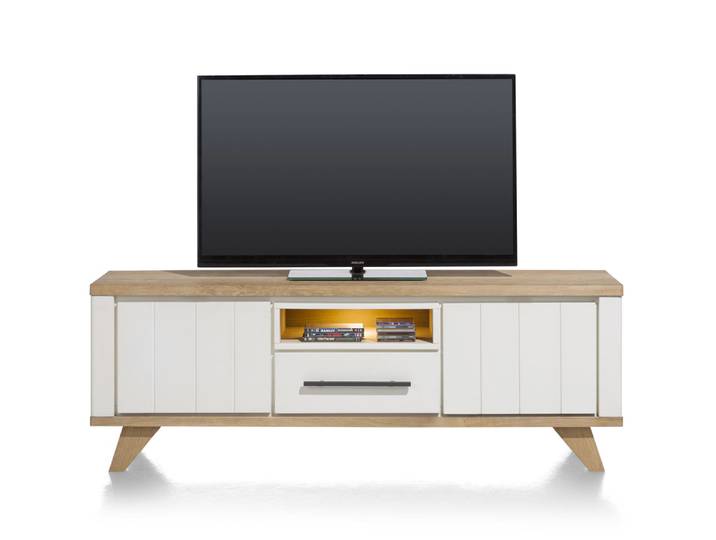 Henders & Hazel Jardin Lowboard mit LED MDF/Eiche Furnier