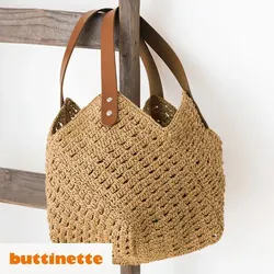 Häkelanleitung – Tasche aus buttinette Papiergarn