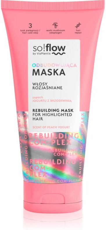 so!flow Rebuilding Com-Plex Mask For Highlighted Hair masque cheveux régénérant pour cheveux décolorés 200 ml