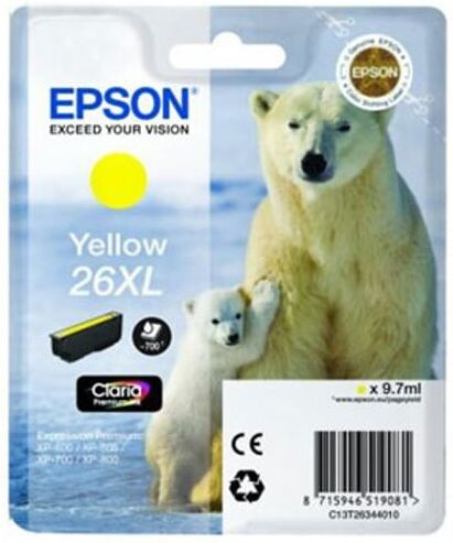 Epson 26 XL (T2634) tinteiro amarelo XL