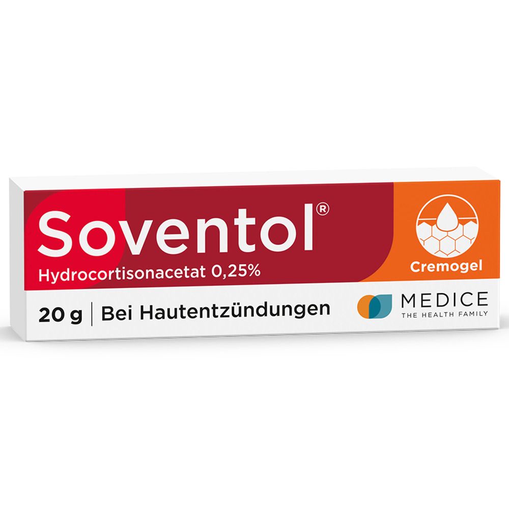 Soventol Hydrocortisonacetat 0,25% Creme 20 g