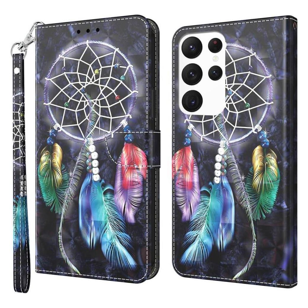 Cover-Discount Galaxy S23 Ultra - Leder Hülle Traumfänger (Samsung Galaxy S23 Ultra) (660115951A)