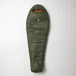 Fjällräven Abisko 3 Seasons Regular Schlafsack (Herren bis-5°C / max. 185 cm / Gewicht 1,55kg) - STK - Olive