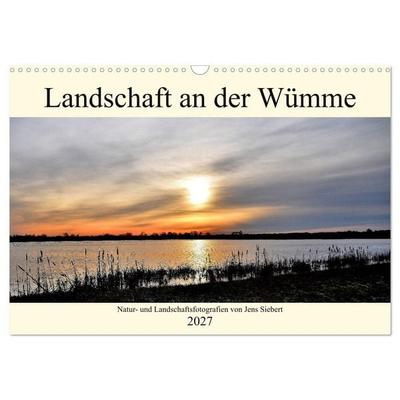 Landschaft an der Wümme (Wandkalender 2027 DIN A3 quer), CALVENDO Monatskalender