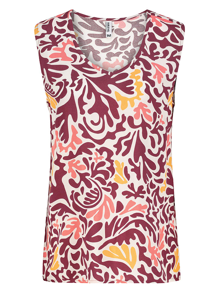 Sublevel Blusentop in Lila/ Rosa - XL