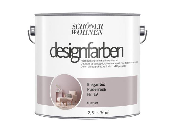 Schöner Wohnen Premium-Dispersion Designfarbe Rosa 2.5 l
