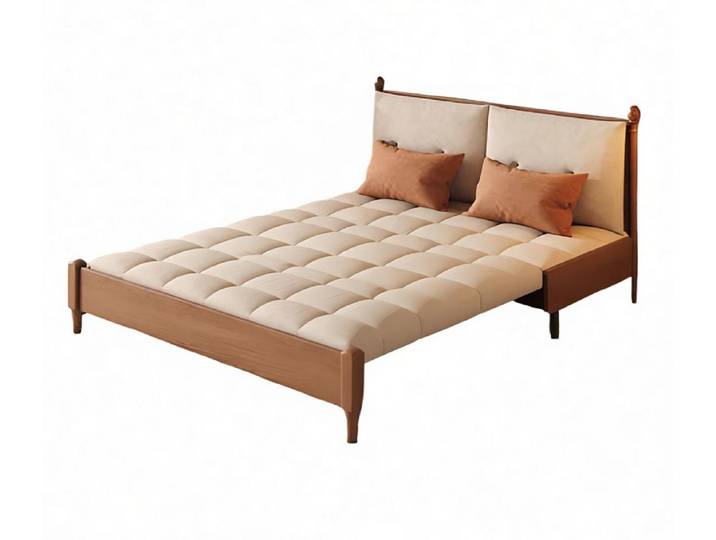 JVmoebel Polstergarnitur Luxuriöses Beiges Schlafsofa Moderne Polstercouch Bettfunktion Möbel, (1-tlg), Made in Europa