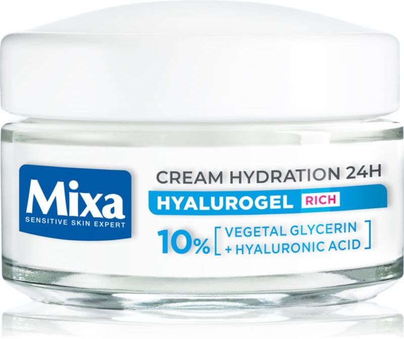 Mixa Hyalurogel Rich feuchtigkeitsspendende Gesichtscreme mit Hyaluronsäure 50 ml