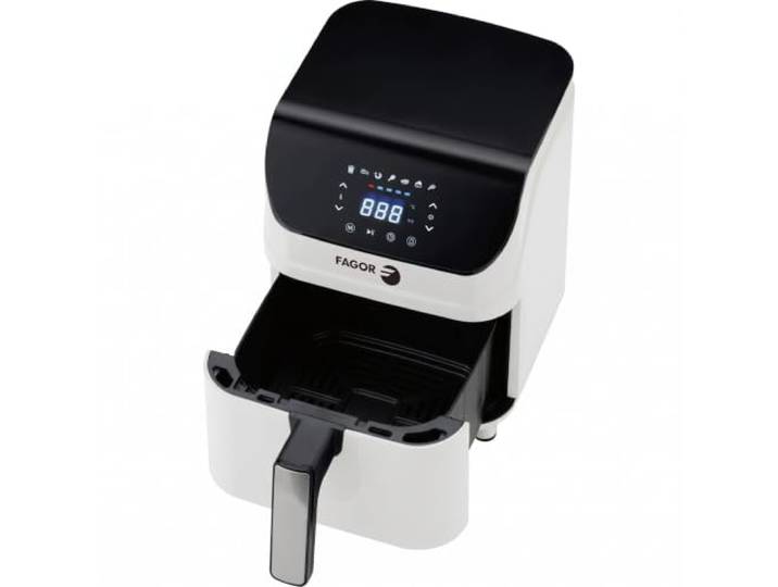 Fagor Airfryer 4,3 L Heißluftfritteuse 1350 W Digitaldisplay Weiß FG5060