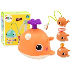 Wal-Badespielzeug 3 Spitzen Orange