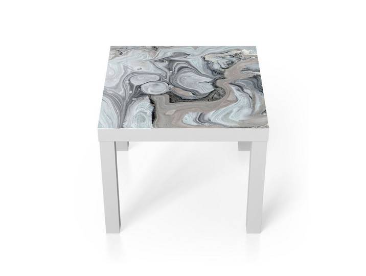 DEQORI Couchtisch 'Organische Eleganz', Glas Beistelltisch Glastisch modern