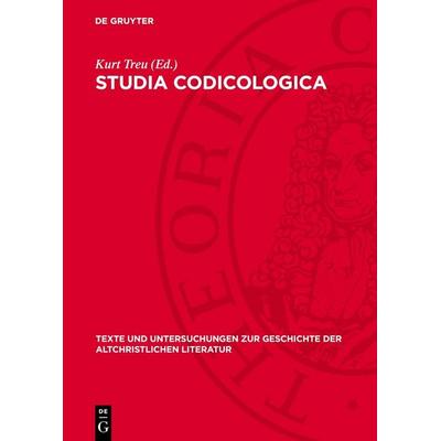 Studia Codicologica, Gebundene Ausgabe von , De Gruyter, 978-3-11-276466-4