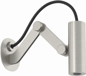 Kludi ASANA Lampen-Kopfbrause 69210N5-00 Wandmontage St. Brushed Nickel