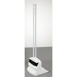 haug® bürsten Kehrgarnitur mit langem Stiel futura 26 cm, weiß