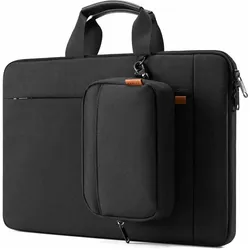 Inateck 13" Laptoptasche kompatibel mit 14 MacBook Pro/Air (15.60"), Notebooktasche, Schwarz