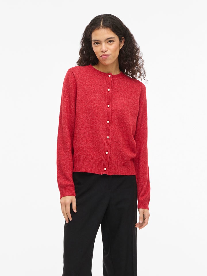 Vila Cardigan "Salsa" in Rot - M