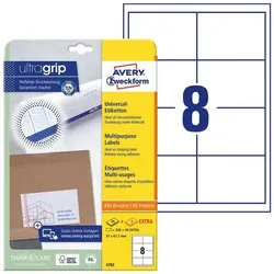 Avery Zweckform 240er-Pack Universal Klebeetiketten »4782«