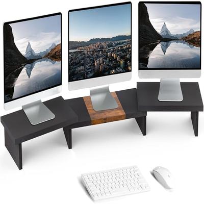 No Triple Dual Monitor Stand Riser
