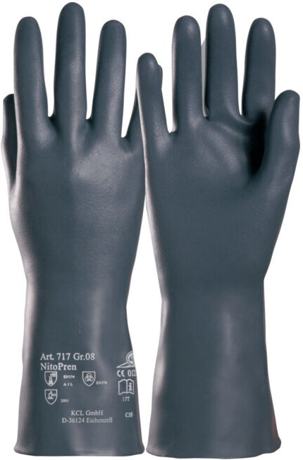 KCL Gants de protection chimique NitoPren 717 taille 10, paire ; Honeywell (717/10)