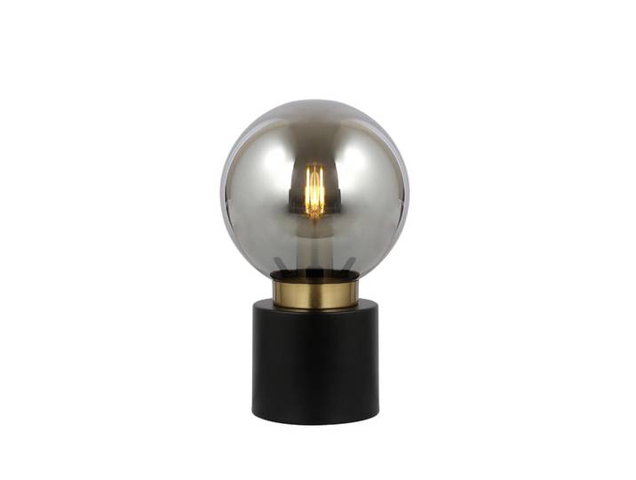 Globo Tischleuchte, Glas, 15x24.5x15 cm, Wippschalter, Lampen & Leuchten, Innenbeleuchtung, Tischlampen, Tischlampen