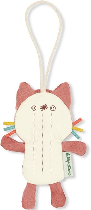 Lilliputiens Etiquette bagage Jeanne le chat