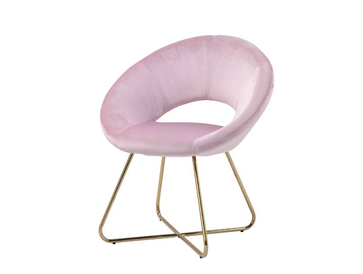 Sessel Samt VALS rosa