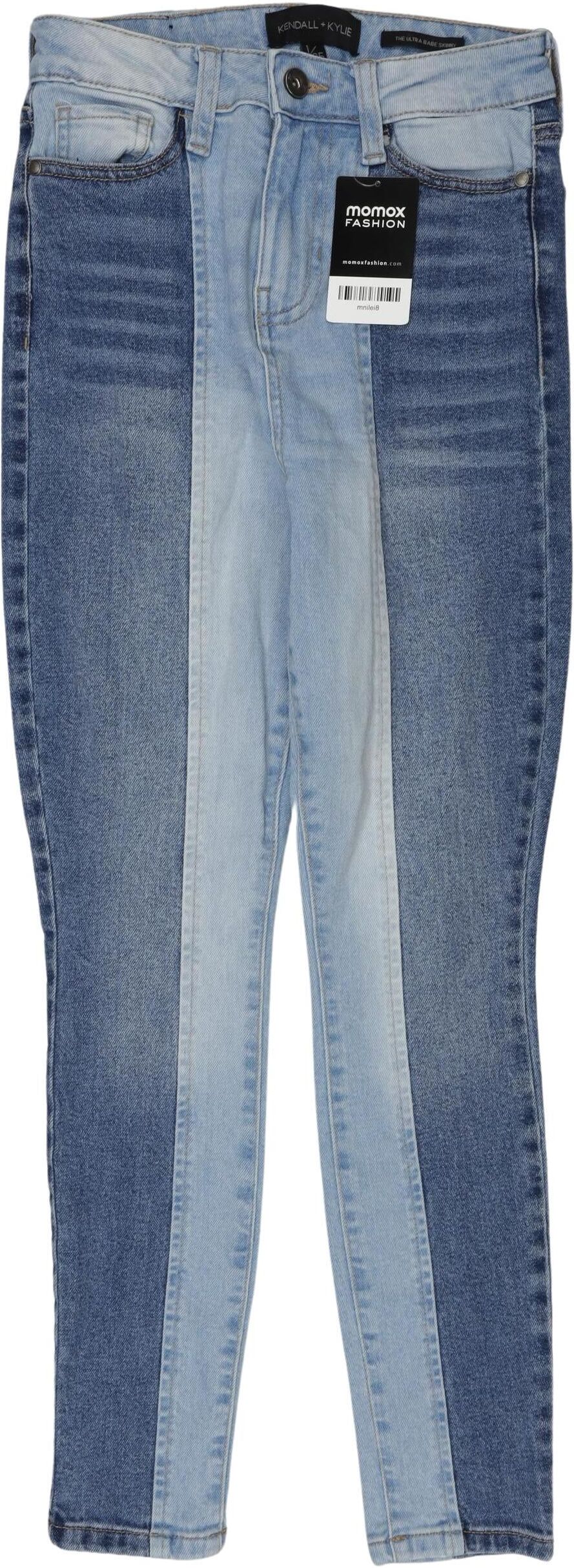 Kendall + Kylie Damen Jeans, Blau, Gr. W24, Baumwolle / Elasthan - Second Hand