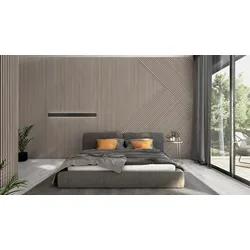 ter Hürne SilentDesign 1-Side Collection Akustikpaneele ruhig weiß naturgeölt Langpaneel Eiche Themse Fineline Furnier 3000x520x21 mm