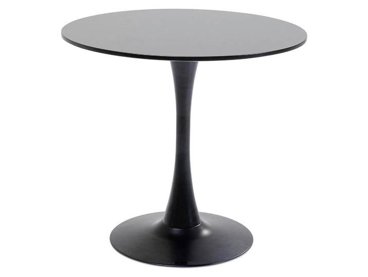 Kare-Design Esstisch, Schwarz, rund, Säule, Bodenplatte, 80x74x80 cm, Variantenauswahl, Esszimmer, Tische, Esstische, Esstische rund