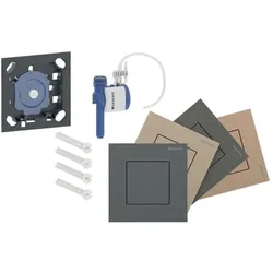 Geberit Typ 40 Urinalsteuerung 004781003 pneumatische Spülauslösung, eckig, galvanisiert, lackiert