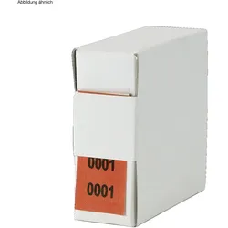 Archiv-Nummern rot 32001 - 33000 doppelt selbstklebend