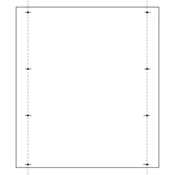 ABN SY79270M PVC-Montageplatte AS-177 für SL177 850x756mm