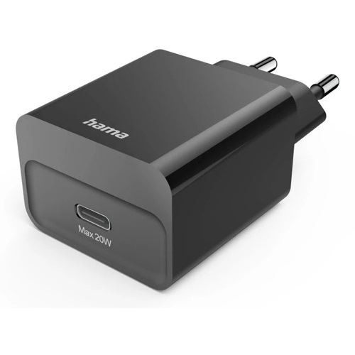 hama Ladeadapter schwarz, 20 Watt