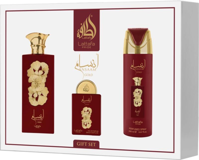 Lattafa Ansaam Gold coffret cadeau pour femme 1 pcs