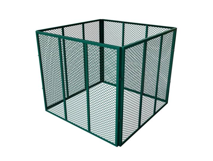 KOMPOSTER Metall dunkelgrün 800L