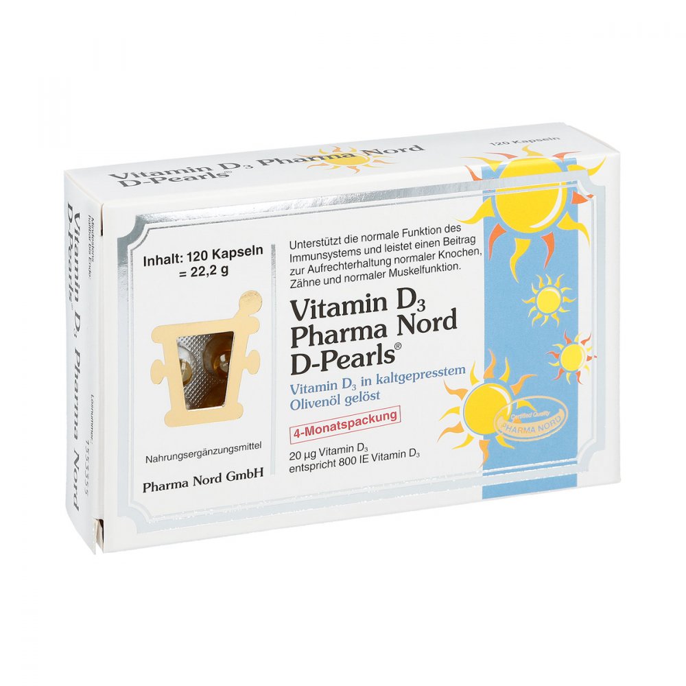 Pharma Nord Vertriebs GmbH Vitamin D3 Pharma Nord Kapseln 06558789