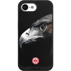 Nivocase Handyhülle für Apple iPhone 16e Hülle NIVOpure Case Schwarz Europameisterschaft Eintracht (Apple iPhone 16e), Smartphone Hülle, Schwarz