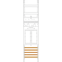 f-tronic 7141600 Reservefeld RE6, 1-feldrig, H=1050mm, 2 Res. eHZ