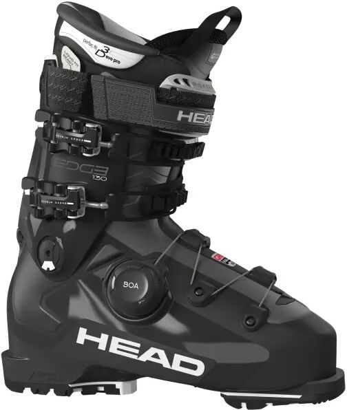 Mens Ski Boots Head Edge 130 HV GW BOA (27.5 - Black)  - Black;White - Size: 27.5