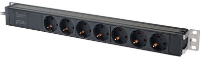 K&M "28672 19"-Power Box" Schwarz