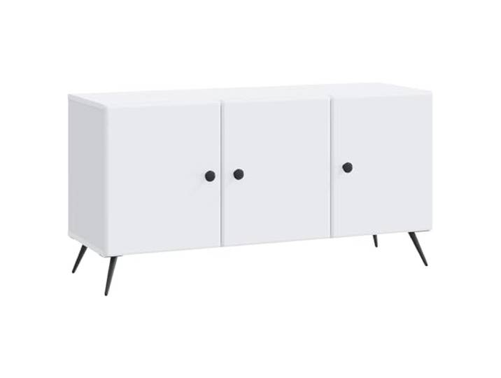 Makastle TV-Schrank Weiß 99x34,5x50 cm Holzwerkstoff