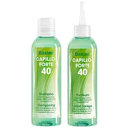 400ml basler Capilloforte 40 Anti-Aging / Pro Age HairCare Set (Shampoo 200ml + Tonikum 200ml)