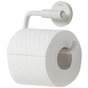 Tiger Toilettenpapierhalter Urban 1316530146, weiß, zum Bohren, für 1 Rolle, aus Edelstahl