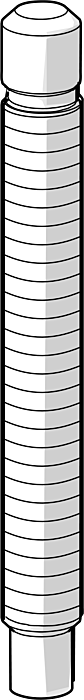Hansa Bolzen M6 x 65 ( 2 Stück ) 59914259 M6x65