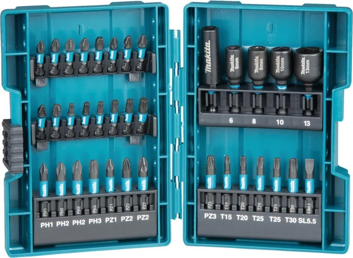 makita B-66880 Bit-Set, 35-teilig