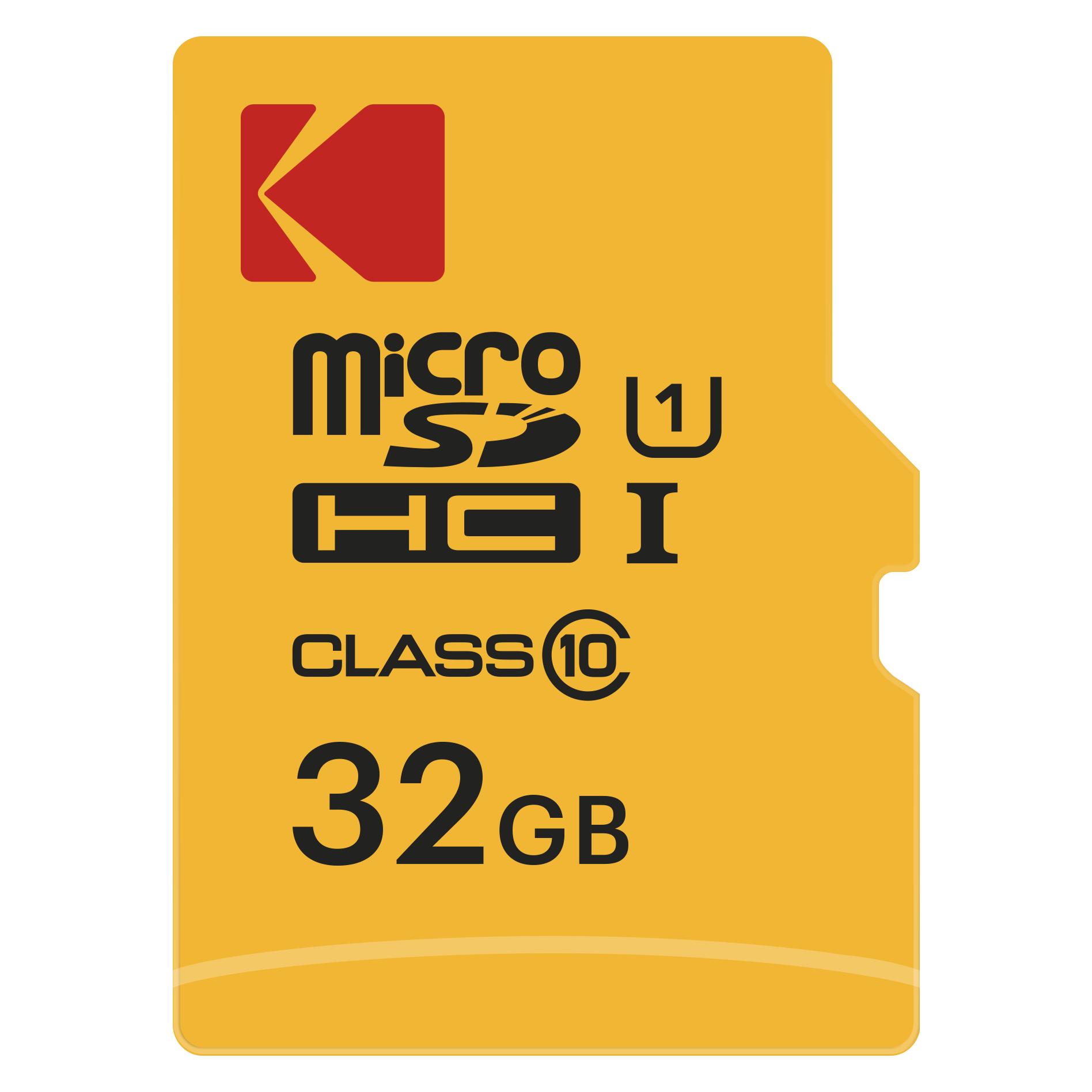 Kodak microSDHC 32GB (32 GB, microSDHC, U1, UHS-I) (EKMSDM32GHC10K)