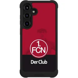 Nivocase Hülle für Samsung Galaxy S25+ Stossfeste Handyhülle NIVOmax Case Schwarz 1. FC Nürnberg Der Club (Samsung Galaxy S25+), Smartphone Hülle, Schwarz