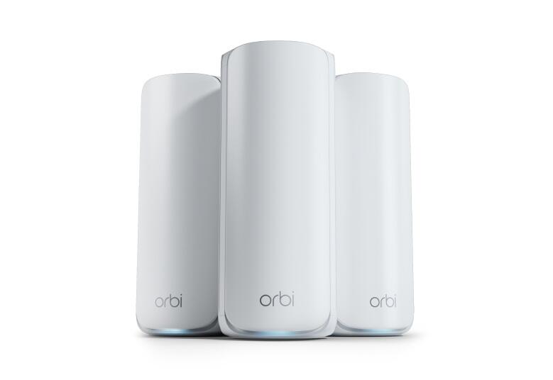 Netgear Orbi 770 Serie Tri-Band WiFi 7 Mesh (3er-Pack) RBE772-100EUS