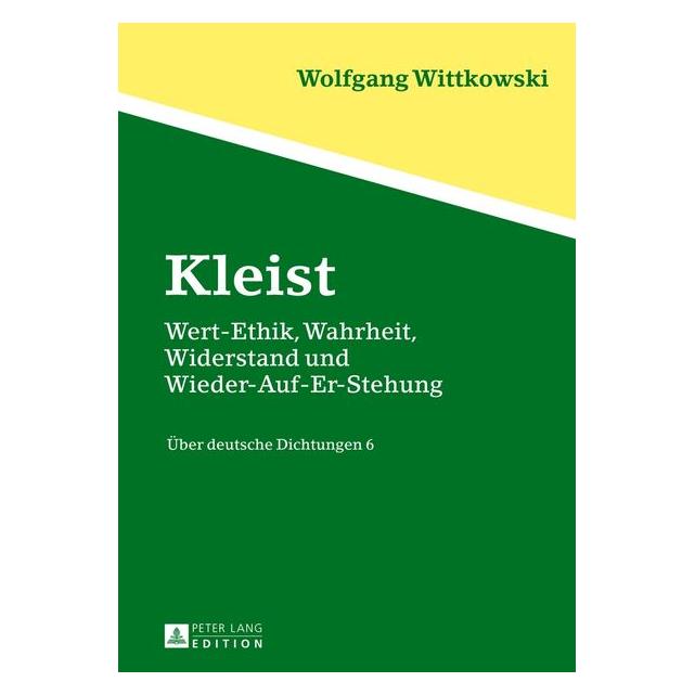 Peter Lang Kleist (Deutsch, Hardcover, Wolfgang Wittkowski) (7968942)