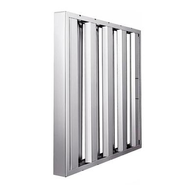 Romux® Lamellenfilter 49x49x4 cm aus Edelstahl für industrielle Dunstabzugshauben | Professionelle Filter